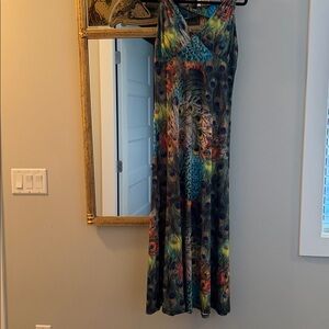 Super comfy Peacock Cocktail Dress